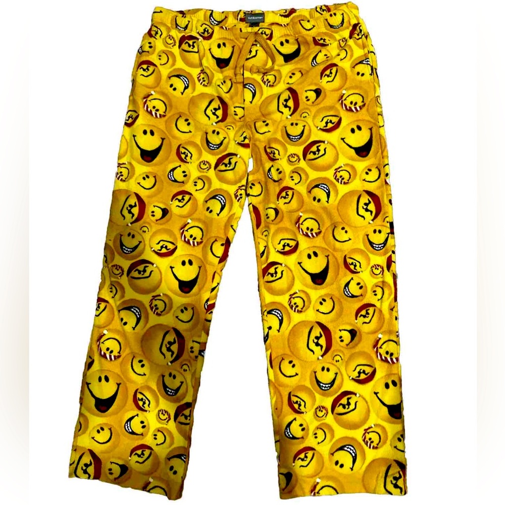 Happy Emoji Fleece Pajama Pant